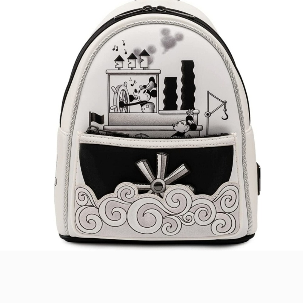 Loungefly Steamboat Willie Music Cruise Mini-Backpack